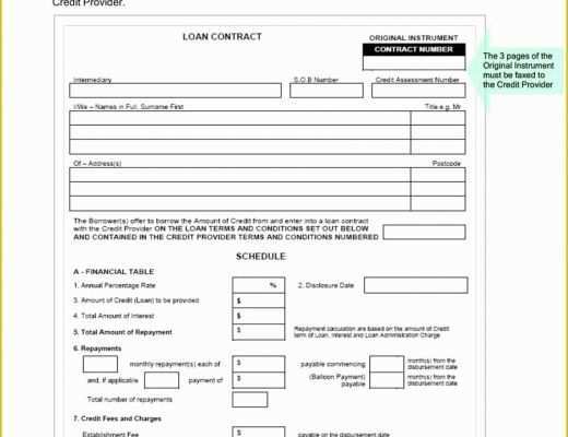 Free Mortgage Document Template Of 40 Free Loan Agreement Templates [word &amp; Pdf] Template Lab