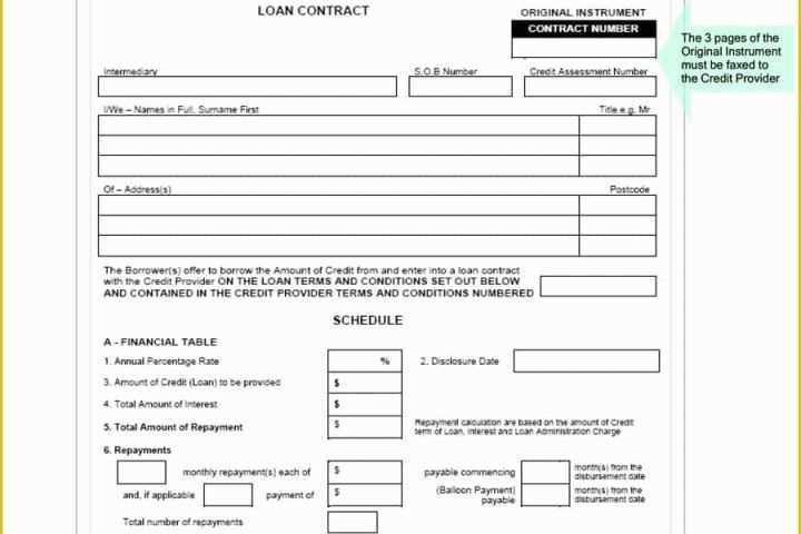 Free Mortgage Document Template Of 40 Free Loan Agreement Templates [word &amp; Pdf] Template Lab