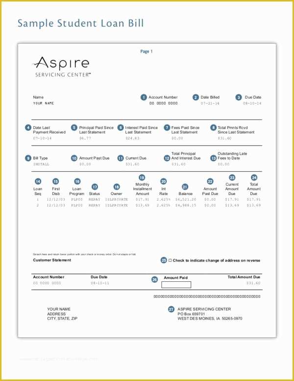 Free Mortgage Statement Template Of 9 Free Billing Statement Samples & Templates – Pdf