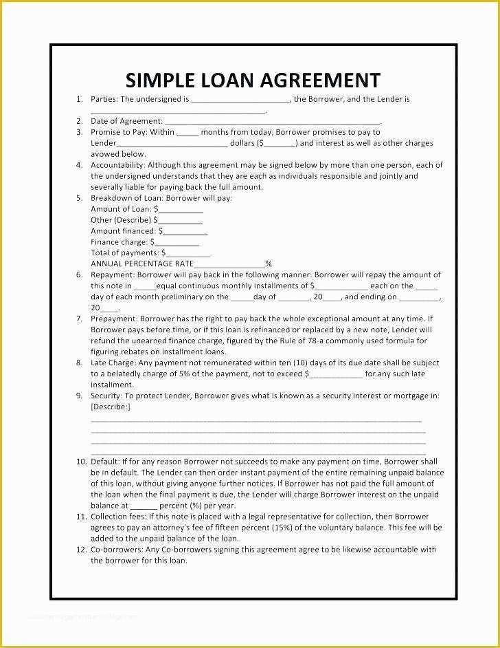 Free Mortgage Statement Template Of Loan Contract Template Statement Letter Free Agreement