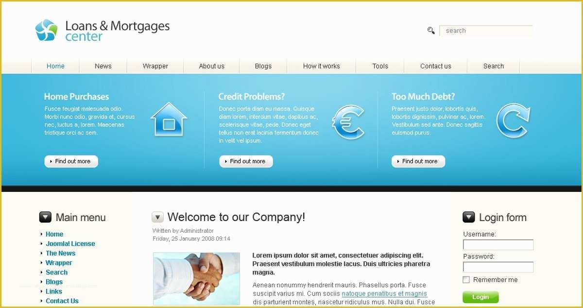 Free Mortgage Website Templates Of 14 Magento Website Templates & themes