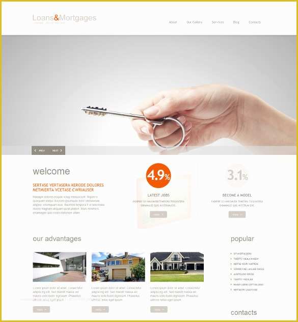 Free Mortgage Website Templates Of 19 Mortgage Website themes & Templates