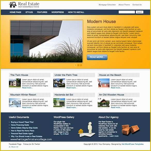 52 Free Mortgage Website Templates