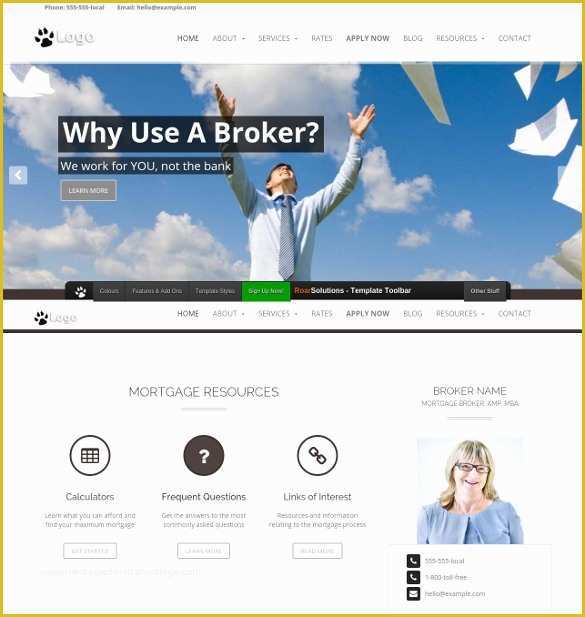 Free Mortgage Website Templates Of 25 Mortgage Website themes & Templates