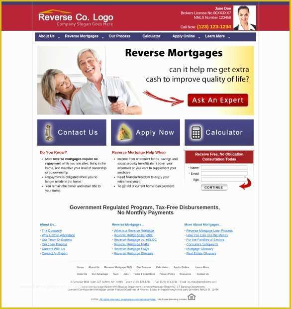 Free Mortgage Website Templates Of 25 Mortgage Website themes &amp; Templates