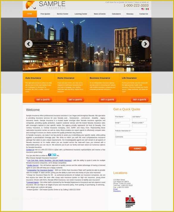 Free Mortgage Website Templates Of 28 Insurance Website themes & Templates