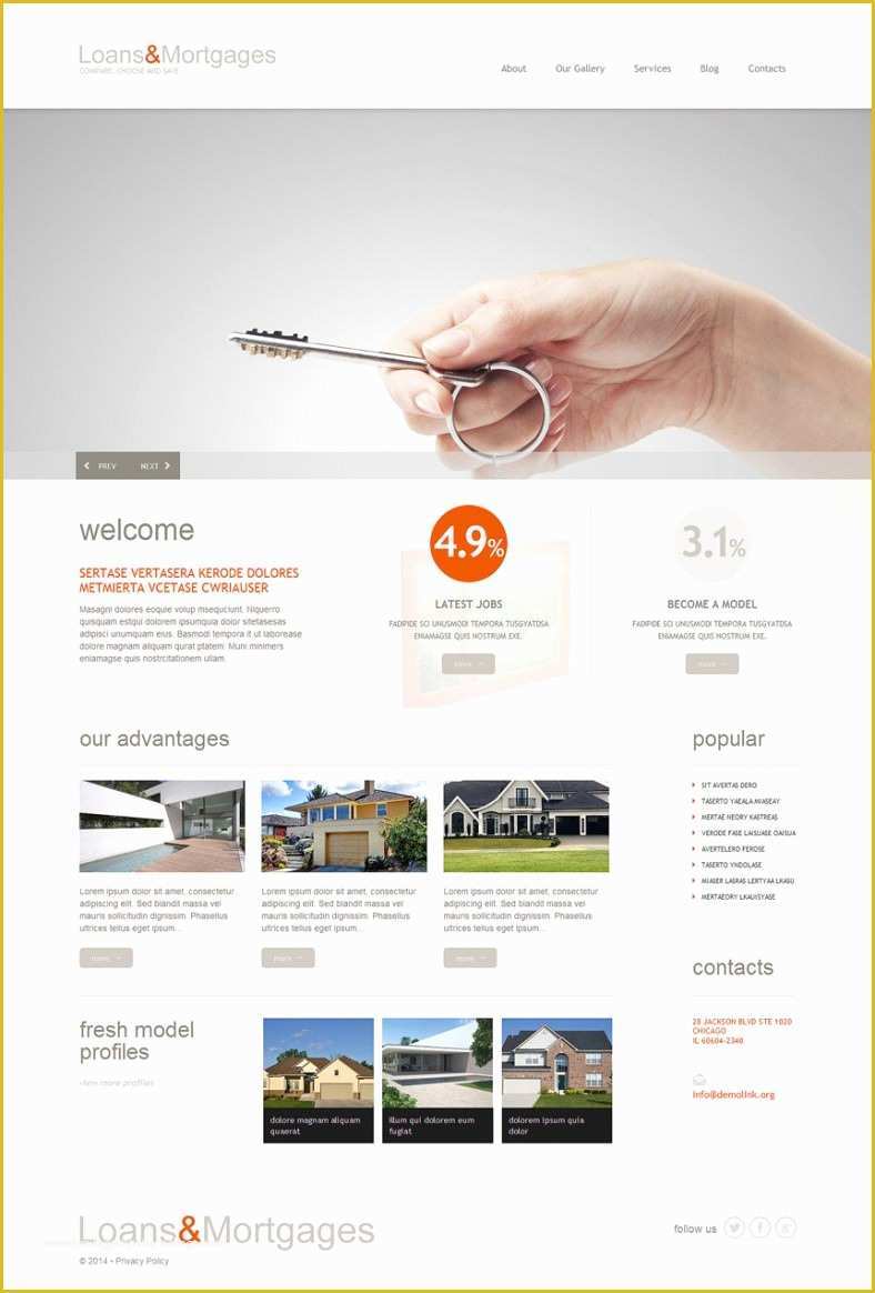 Free Mortgage Website Templates Of 30 Mortgage Wordpress themes & Templates