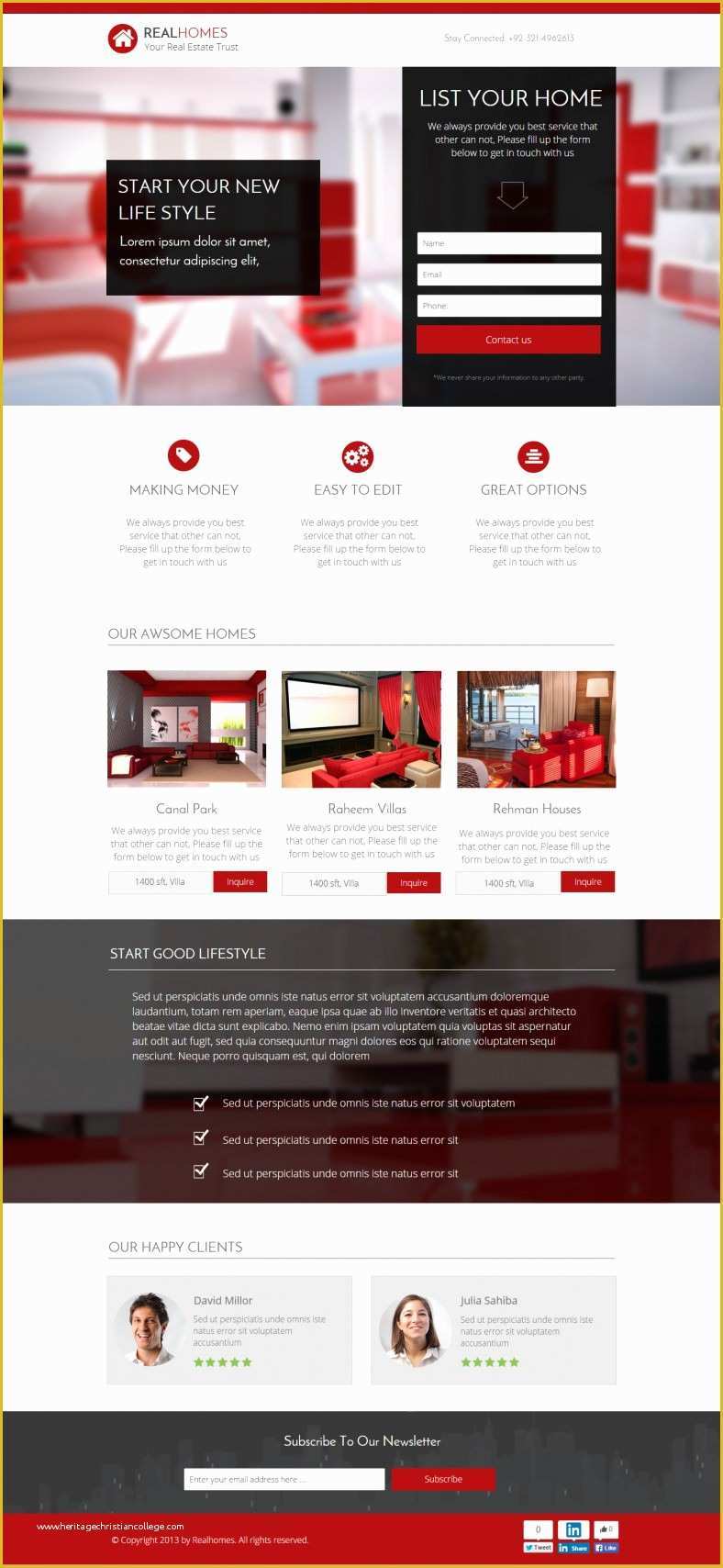 Free Mortgage Website Templates Of 4 Mortgage Landing Page Templates