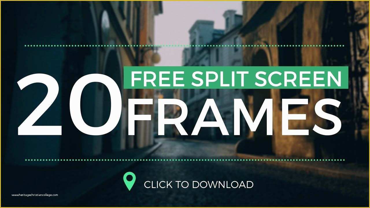 Free Motion 5 Templates Of 20 Free Split Screen Frames Motion 5 & Fcp Template