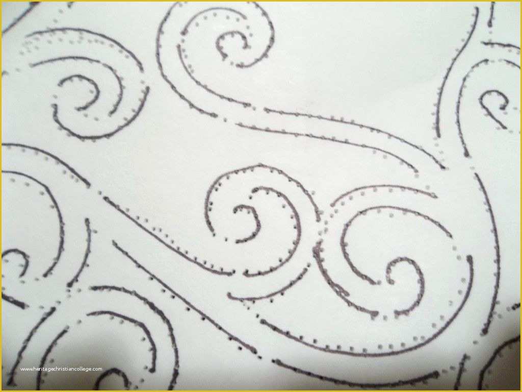 Free Motion 5 Templates Of Printable Continuous Line Quilting Patterns