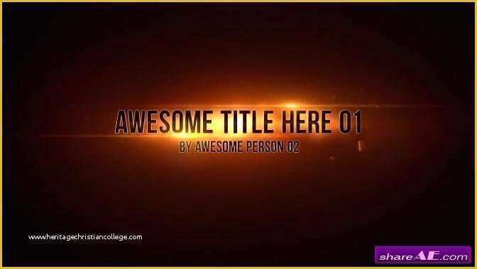 Free Motion 5 Title Templates Of Epic Titles after Effects Projects Motion Array Free