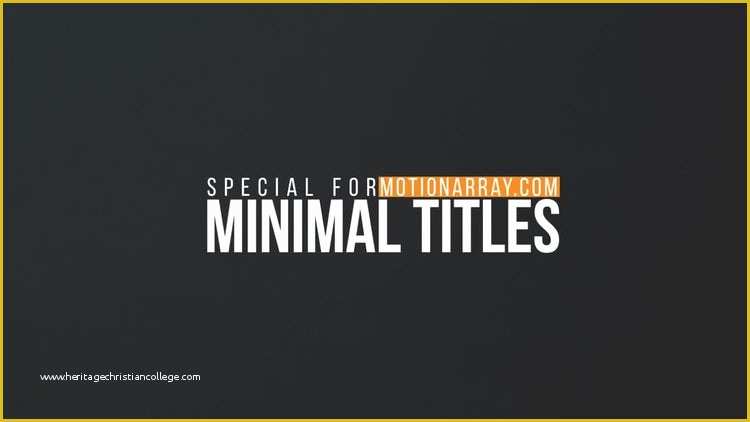 49 Free Motion 5 Title Templates