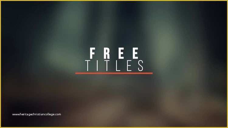 Free Motion 5 Title Templates Of Modern Titles V6 Free after Effects Templates