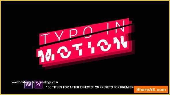Free Motion 5 Title Templates Of Titles Free after Effects Templates