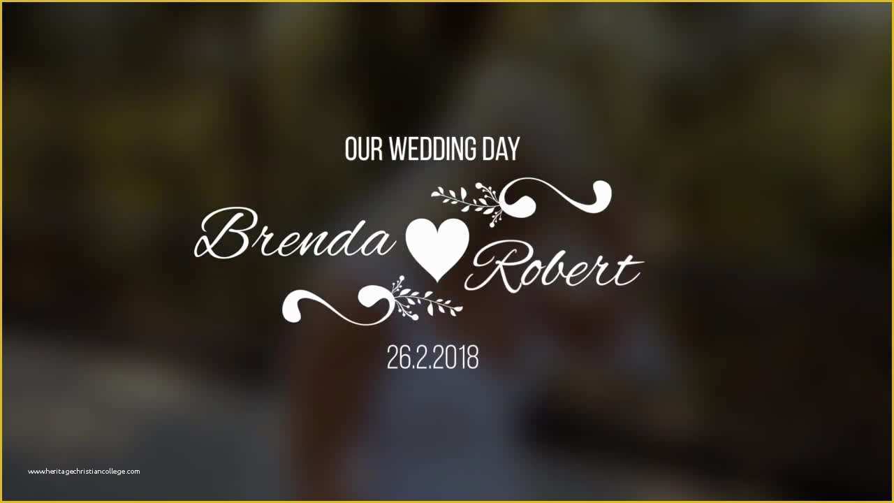Free Motion 5 Title Templates Of Wedding Titles V5 after Effects Templates