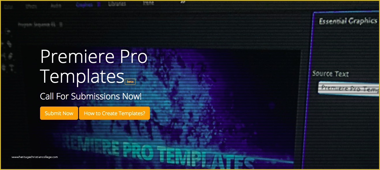 Free Motion Graphics Templates for Premiere Pro Of Call for Submission Upload Your Premiere Pro & Motion