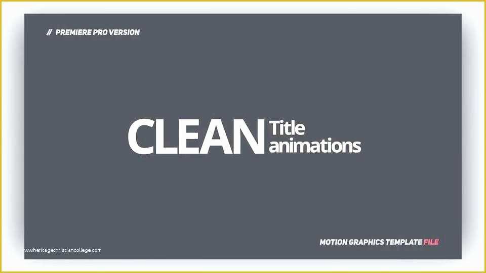 Free Motion Graphics Templates for Premiere Pro Of Titles Pack Premiere Pro Templates Adobe Intro Free