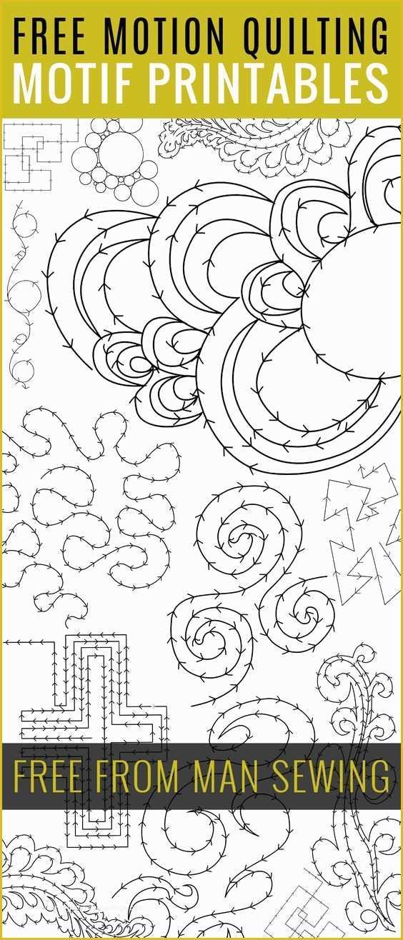 Free Motion Quilting with Templates Of 877 Best Free Motion Quilting Designs Images On Pinterest