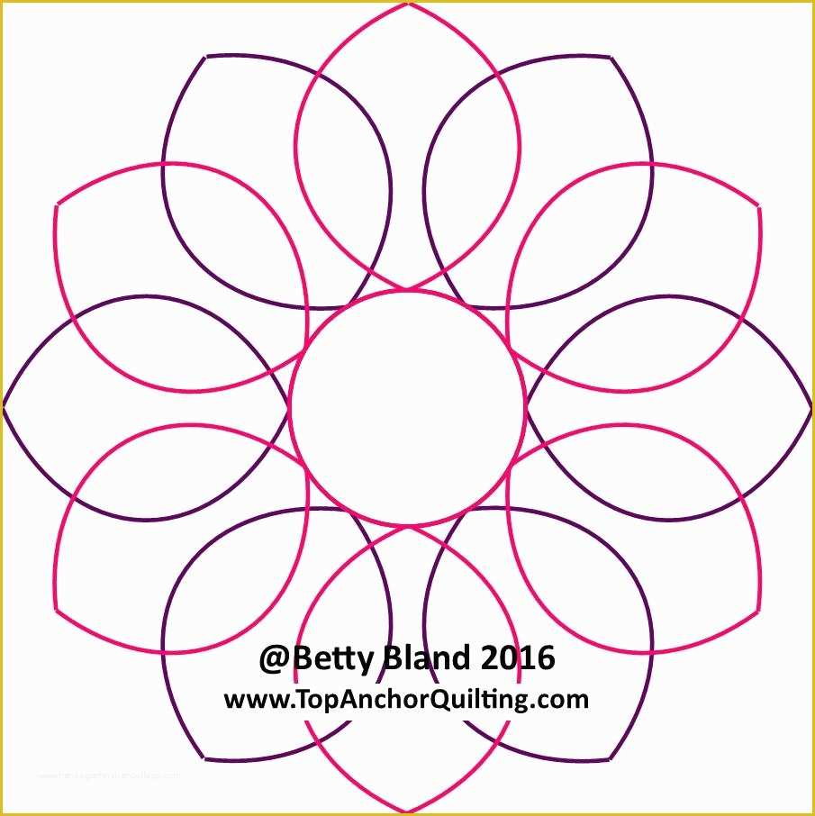 Free Motion Quilting with Templates Of Dahlia Quilt Templates & Patterns – topanchor Quilting tools