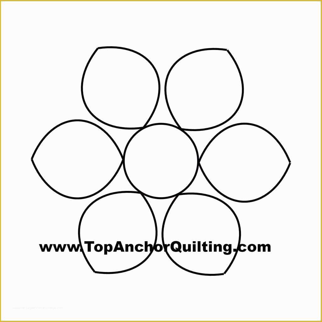 Free Motion Quilting with Templates Of Dahlia Quilt Templates & Patterns – topanchor Quilting tools