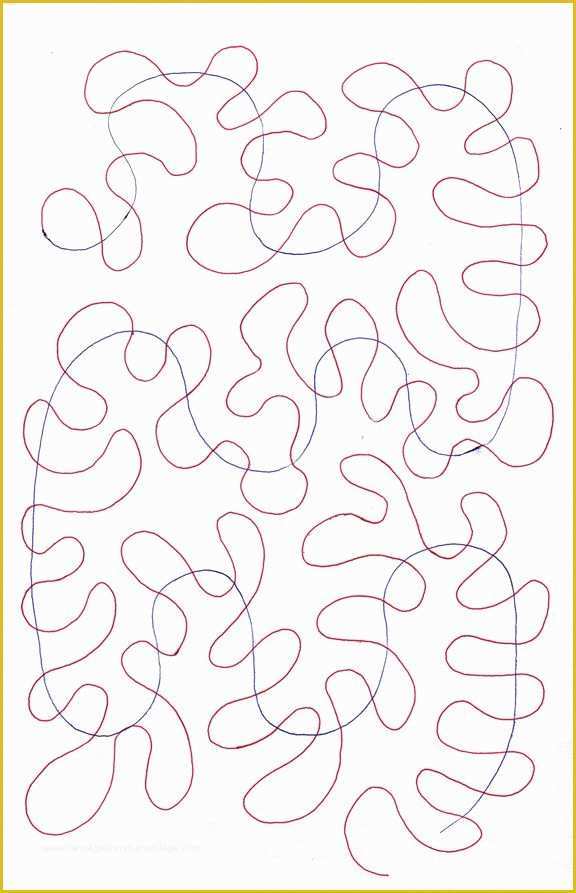 Free Motion Quilting with Templates Of Paths to Better Stippling Meandering This Hint is