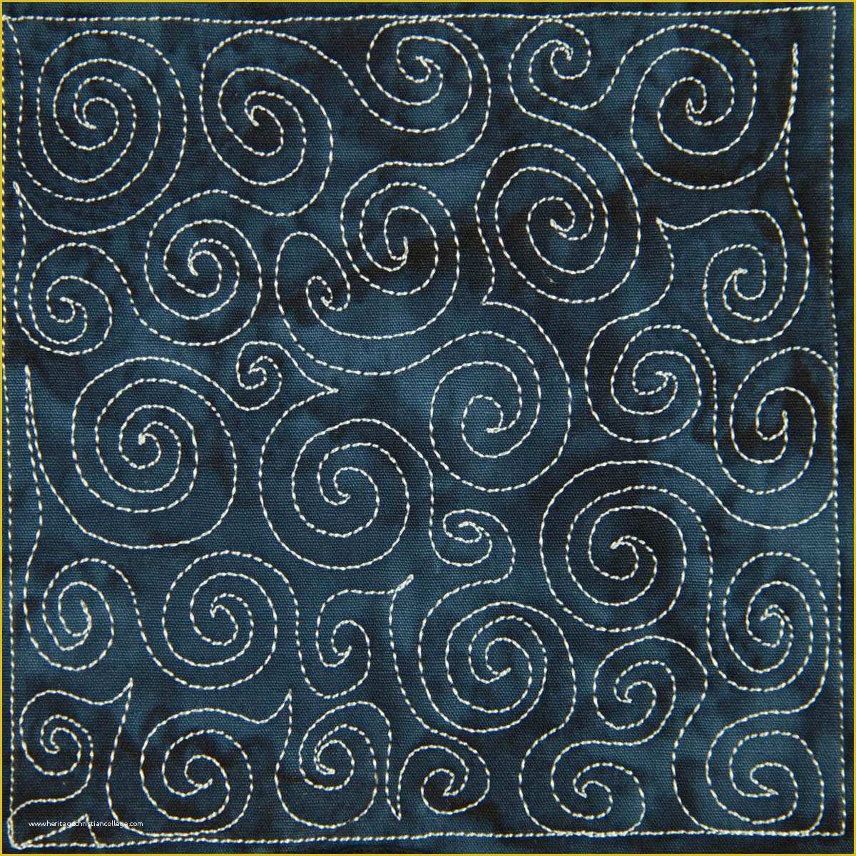 Free Motion Quilting with Templates Of the Free Motion Quilting Project Day 5 Basic Spiral
