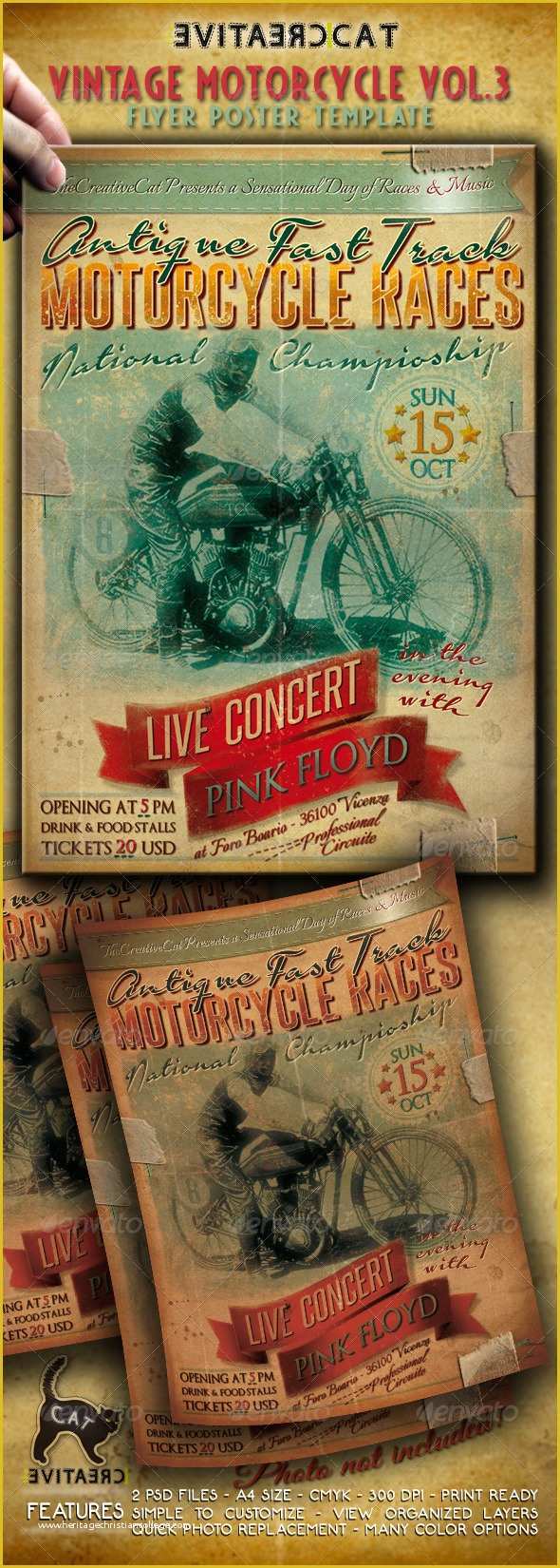 Free Motorcycle Ride Flyer Template Of Free Motorcycle Show Flyers Templates Dondrup