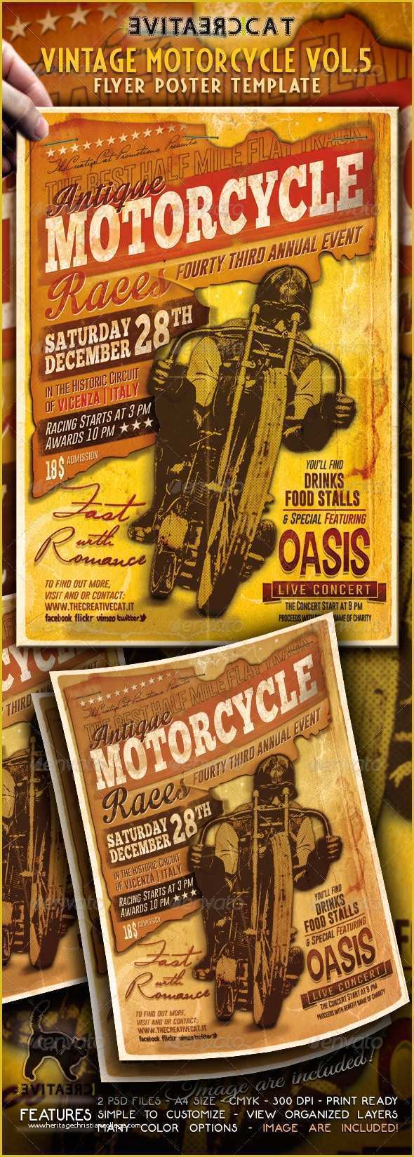 Free Motorcycle Ride Flyer Template Of Motorcycle Graphic Design Flyers Tinkytyler Stock