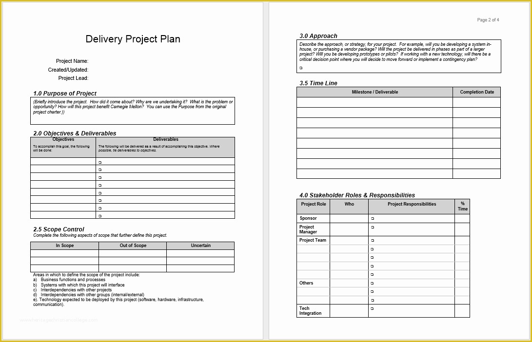 Free Ms Project Templates Of 25 Free Project Plan Templates Microsoft Fice Templates