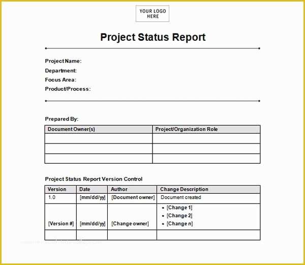 Free Ms Project Templates Of Microsoft Word Templates Free Project Status Report Template