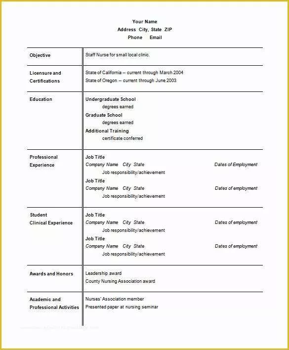 Free Ms Word Resume Templates Of 34 Microsoft Resume Templates Doc Pdf