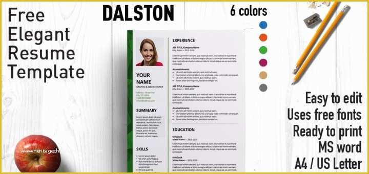 Free Ms Word Resume Templates Of Dalston Newsletter Resume Template