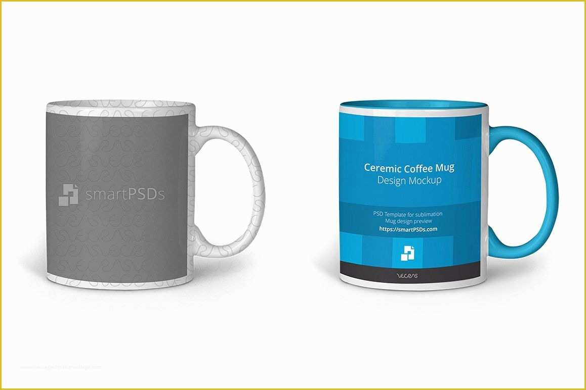 Free Mug Templates for Sublimation Of Coffee Mug for Sublimation Preview Design Template