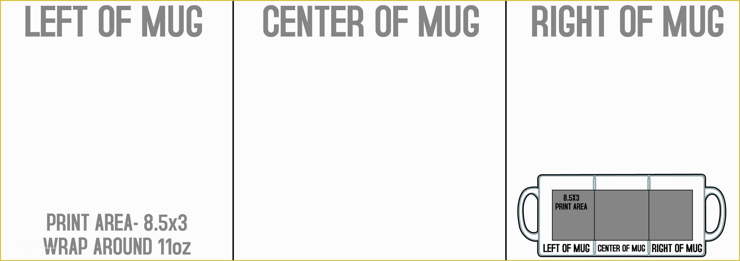 Free Mug Templates for Sublimation Of Mugs