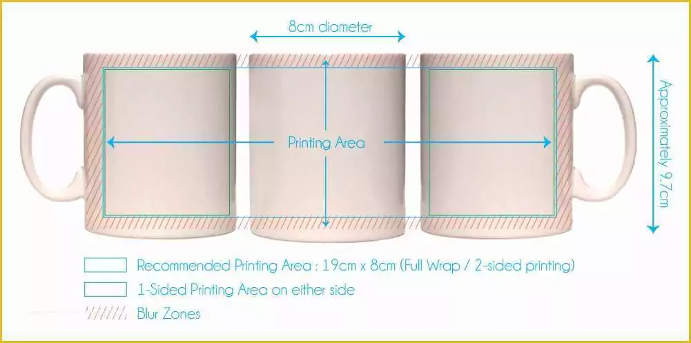 Download Free Mug Templates for Sublimation Of White Mug Printing On Quality Ceramic Mugs ...