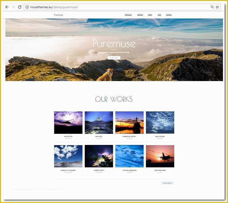 Free Muse Portfolio Templates Of 30 Brilliant Premium and Free Adobe Muse Templates for