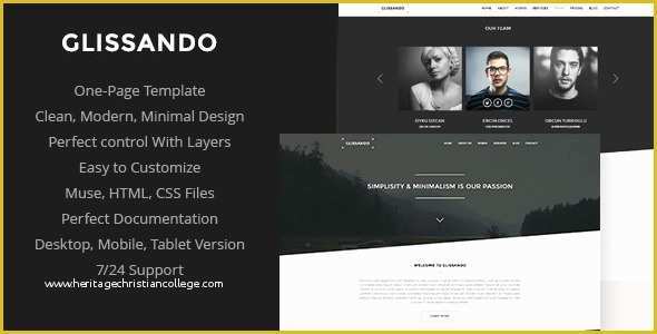 Free Muse Portfolio Templates Of Glissando Creative Muse Template Free Nulled themes
