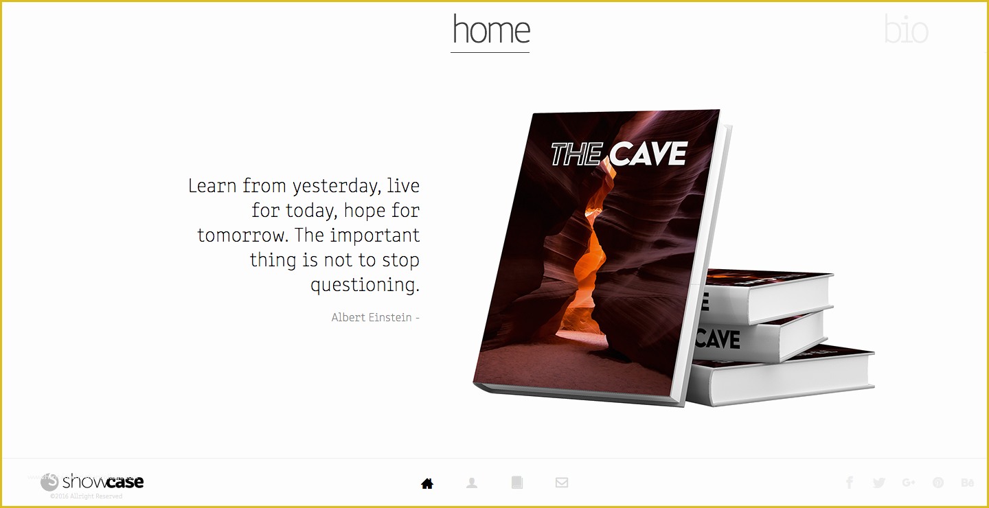 Free Muse Portfolio Templates Of Showcase Muse Portfolio Template Responsive by 100sae