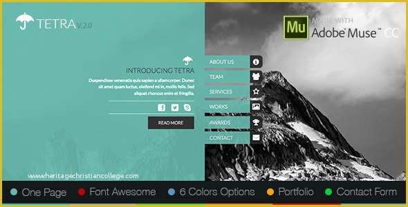 Free Muse Templates Download Of Adobe Museのコーポレート向けテンプレート 2014 秋