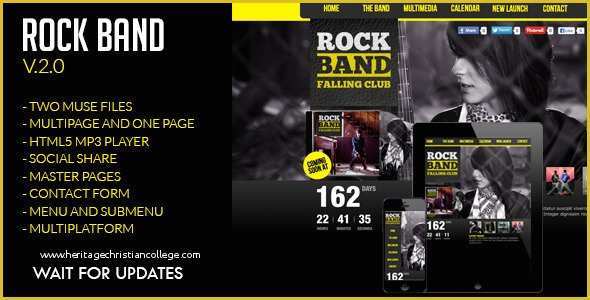 Free Muse Templates Download Of [free Download] Rockband Muse Template