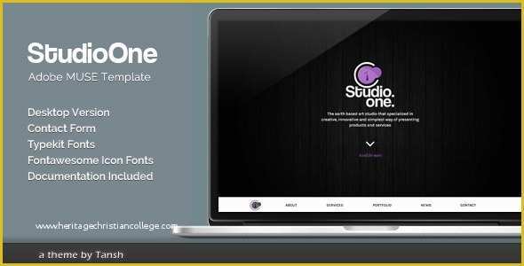Free Muse Templates Download Of [free Download] Studio E Muse Template