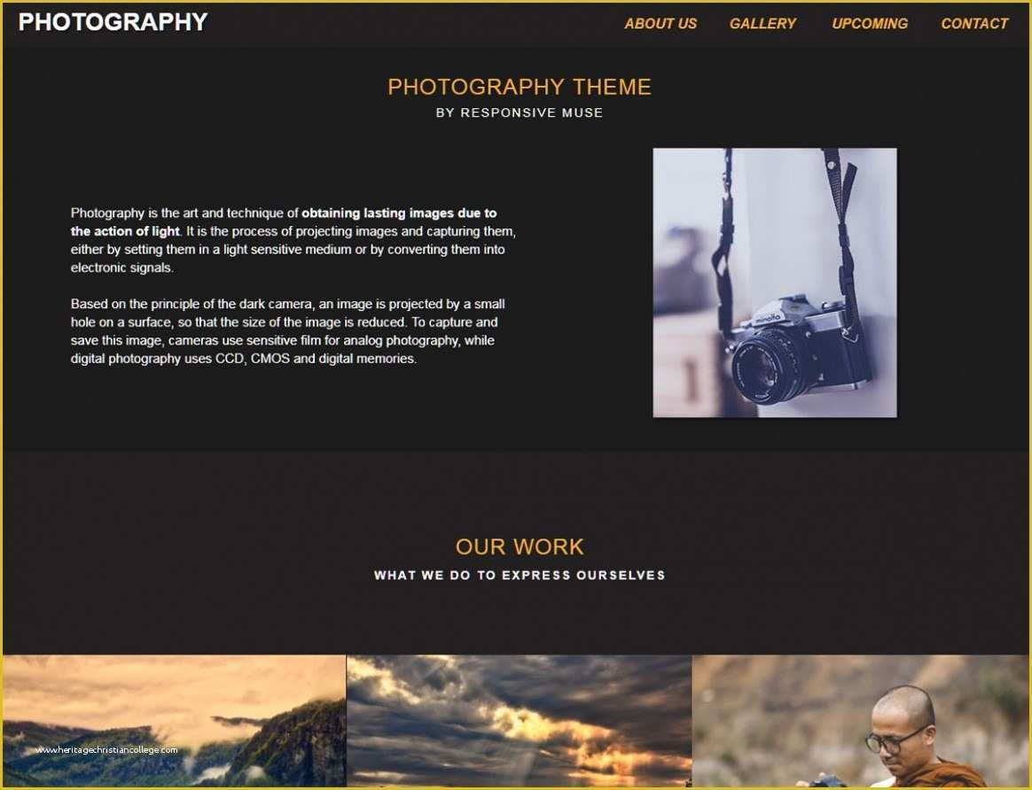 Free Muse Templates Download Of Free Muse Templates – Free Adobe Muse Website Template