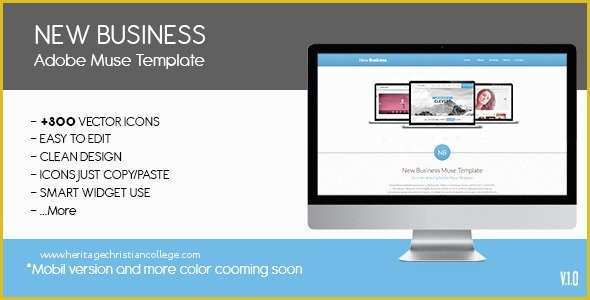Free Muse Templates Download Of Parallax New Busines – Muse Template Free Download Free