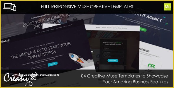 Free Muse Templates Responsive Of 75 Responsive Creative Adobe Muse Templates 2016