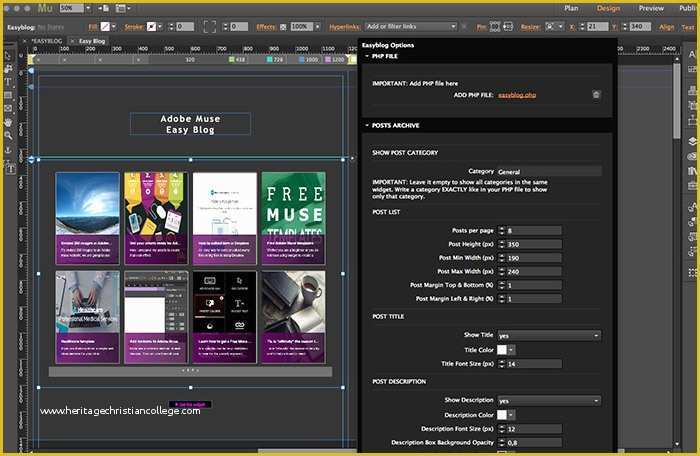 Free Muse Templates Responsive Of Easyblog Free Responsive Muse Templates &amp; Wid S