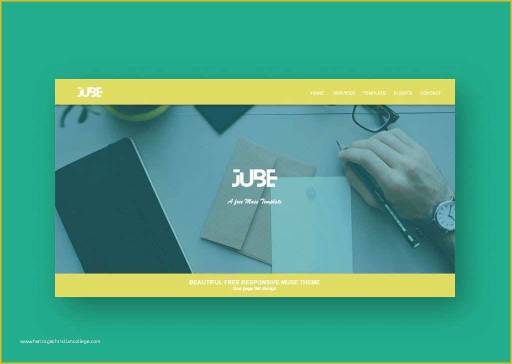 Free Muse Templates Responsive Of Jube Adobe Muse Responsive Free Template Responsive