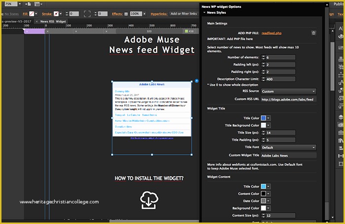 Free Muse Templates Responsive Of News Wid Free Responsive Muse Templates & Wid S