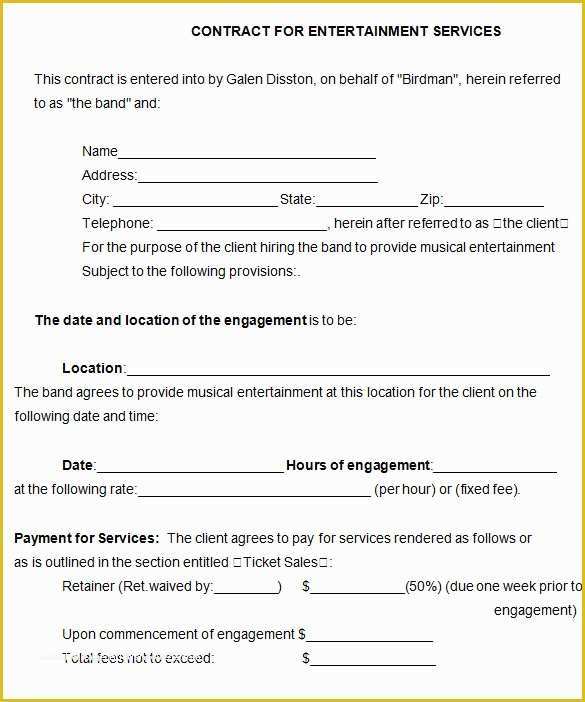 free-music-performance-contract-templates-of-band-contract-template-5