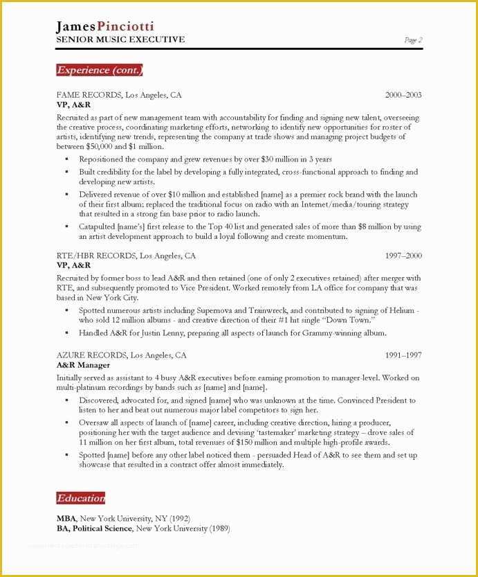 Free Musician Resume Template Of 17 Best Images About Entertainment Resumes On Pinterest