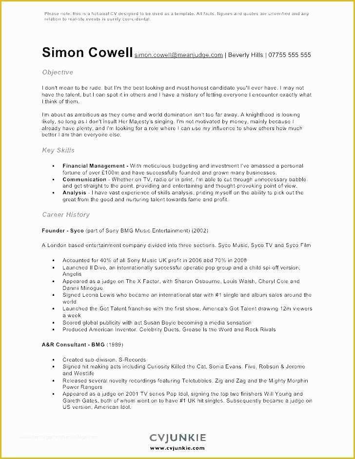 Free Musician Resume Template Of Entertainment Resume Template – Gyomorgyurufo